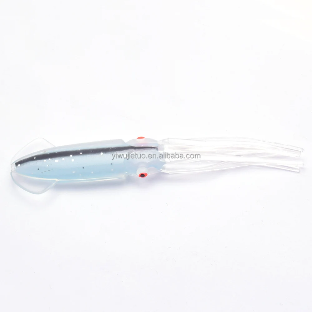 Luminous bionic Squid bait fishing lure molds soft plastic squid skirts octopus lures