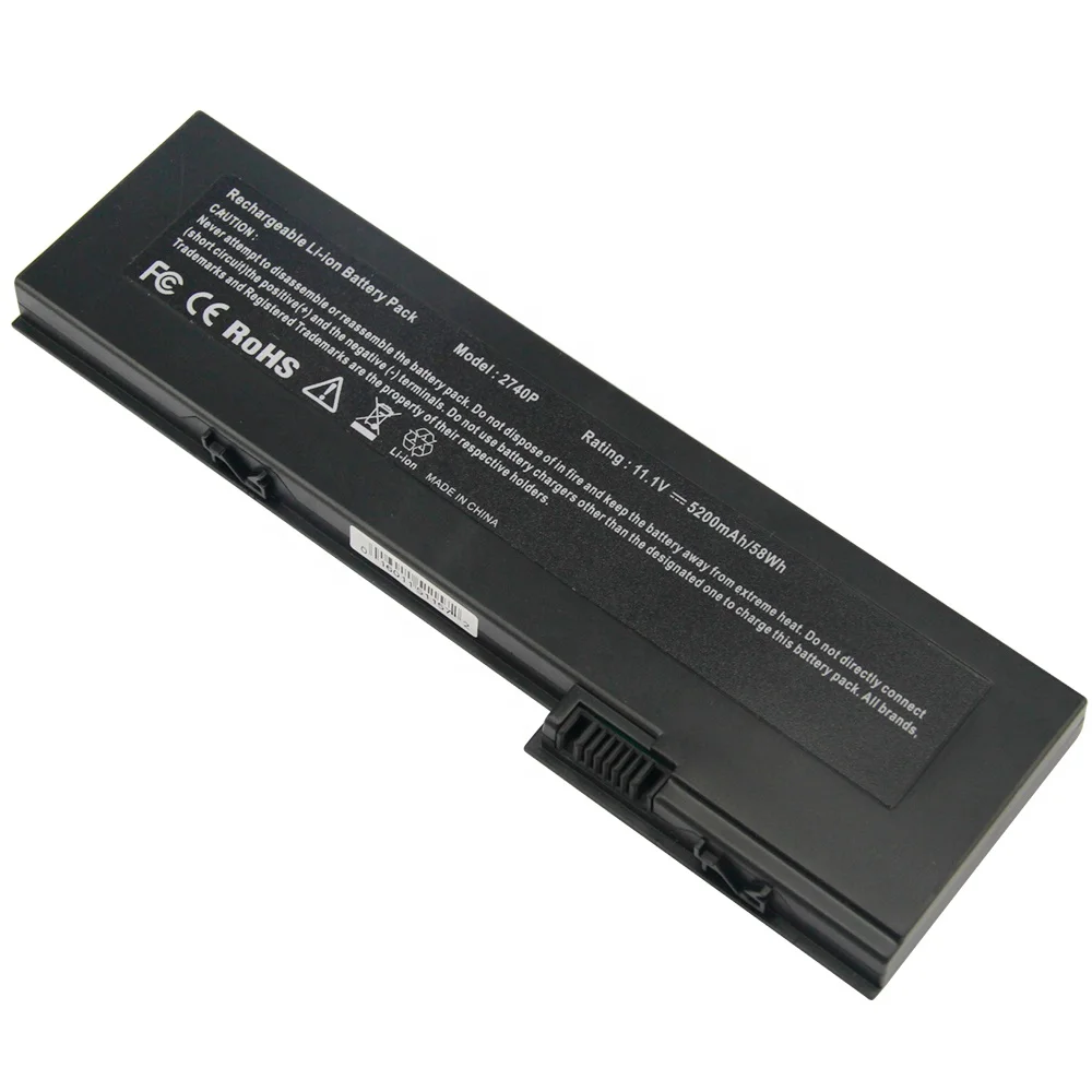 11.1V 5200mAh 6 Cells HSTNN-CB45 Laptop Battery For HP EliteBook 2740P-R3 2730P 2740P 2760P Notebook