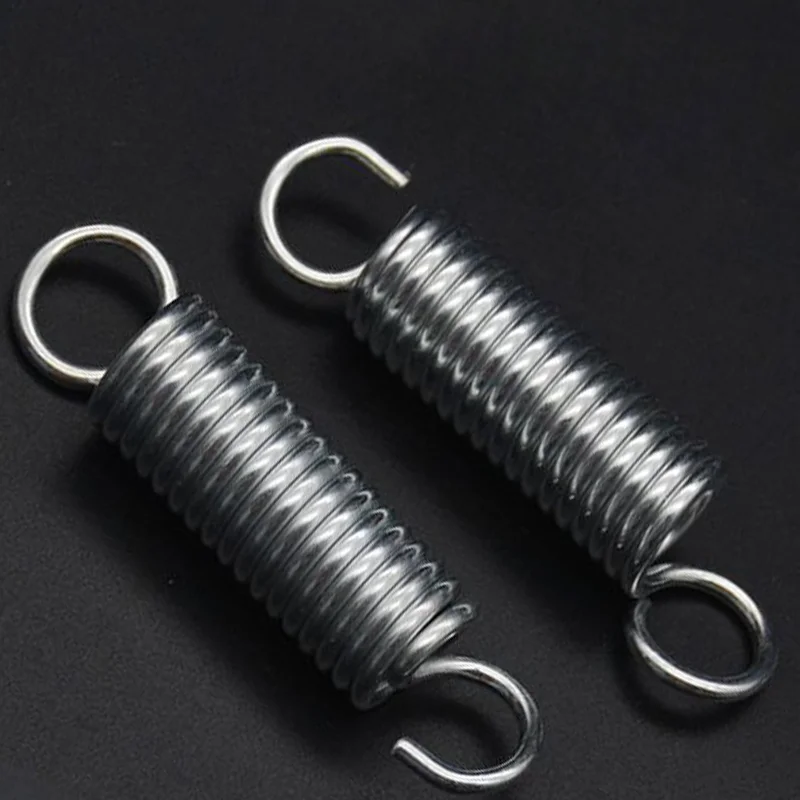 Strong Double Hook Stainless Steel Spring Coiled Stretch Spring with Small Spring Hook Tension