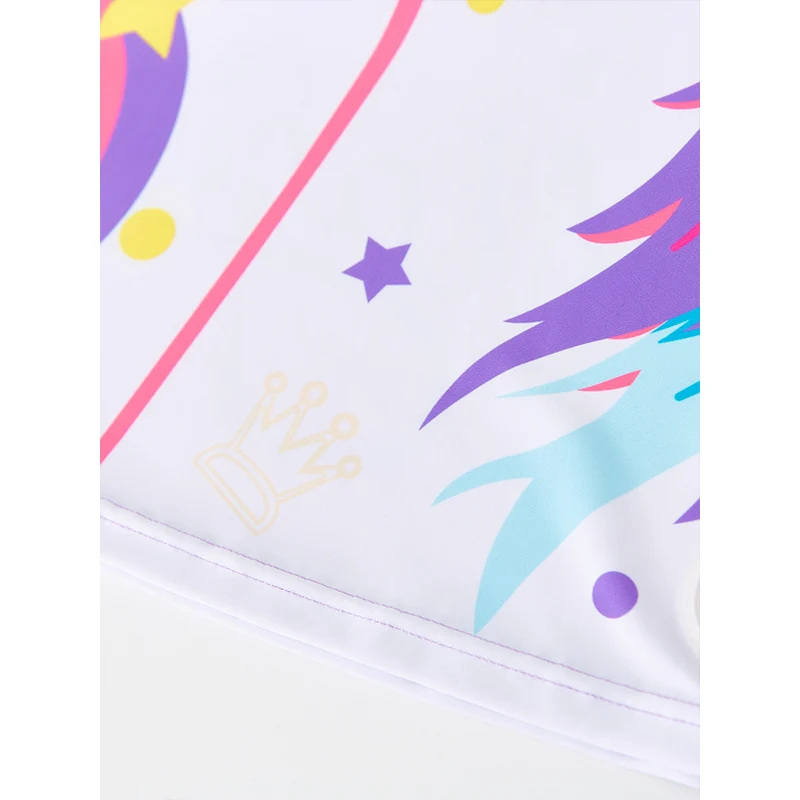 New Trend Girls Three Piece Swimwear Unicorn Cartoon Rash Guard Swimsuit Kid Girls Swimwear Bikini