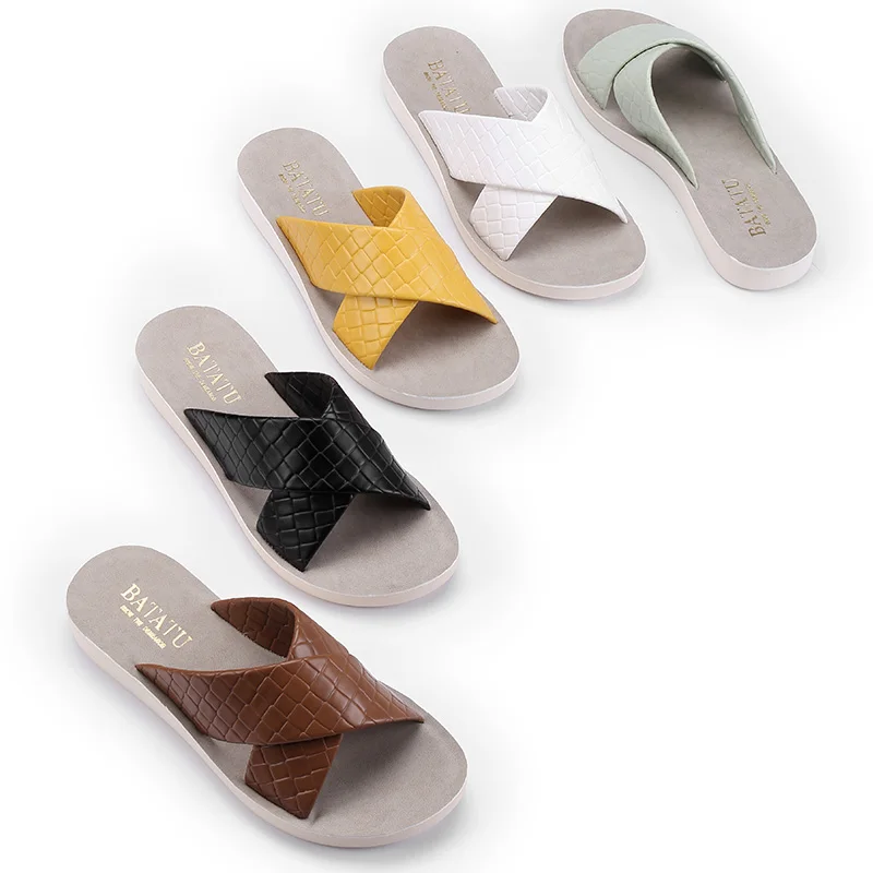 Designer Shoes Women Famous Brands Leather Shoes Size 11 Light Weight Flat Slippers