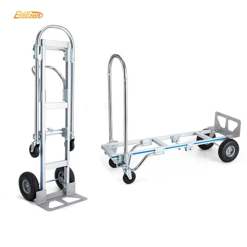 3 In 1 Aluminum Metal Foldable Multi-Function Platform Cart With Ce Certification