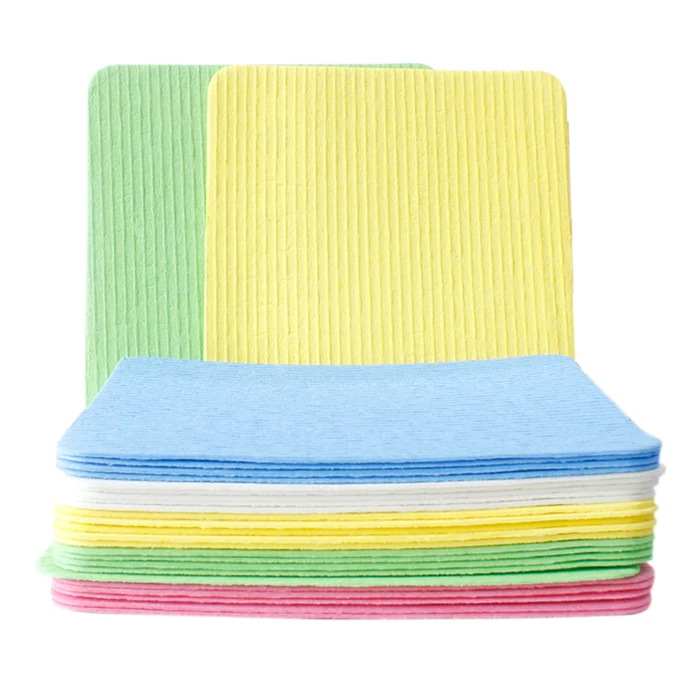 High Quality Durable Custom Print Sponge Cloth for Daily Use in Kitchen Dish Application