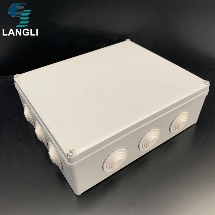 Electrical Distribution Connection Enclosure Pvc Junction Plastic Connector Waterproof Box