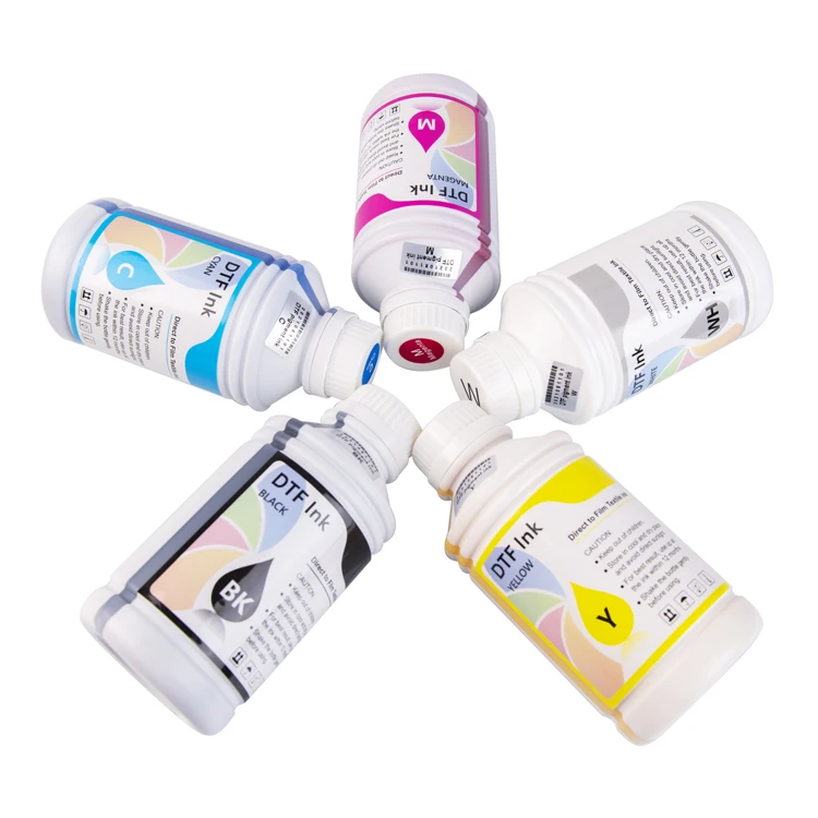 Premium 1000ML Bulk Waterproof PET Film DTF White Pigment Ink For Epson L1800 L805 L810