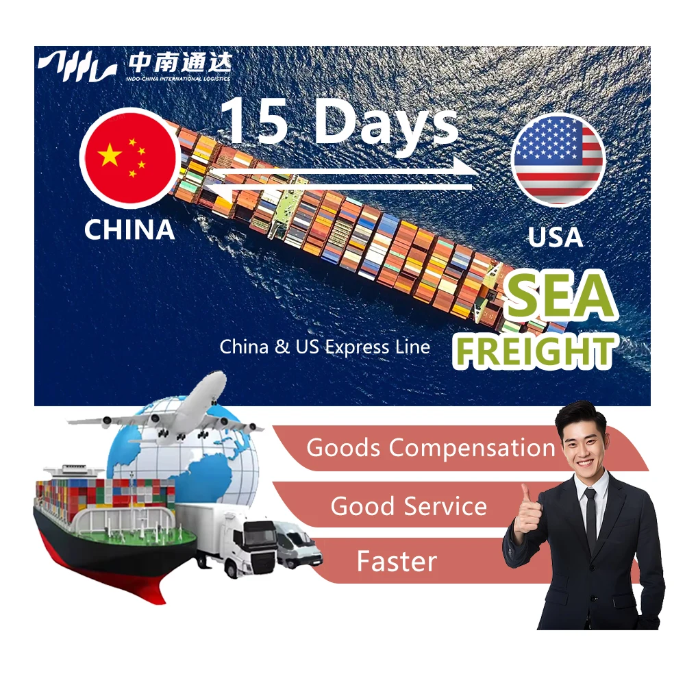 Logistics Company Forwarding Agent Sea Air Truck Rail Freight International Rates China Shipping to Canada USA EUROPE