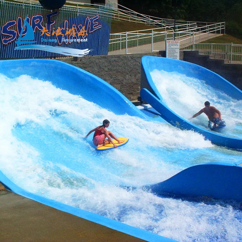 DALANG Factory Top Quality Water Slide Surf Simulator Water Park Games Surf fiberglass flowrider water park equipment