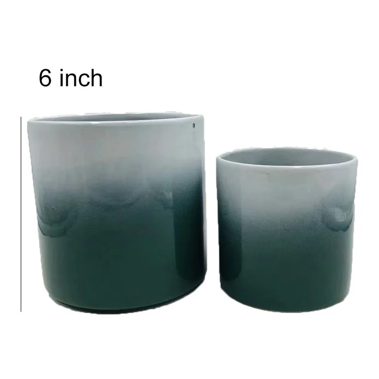 Hanging Ceramic White Garden Flower Seed Planter Pot Flower Pots For Outdoor Flowerpot