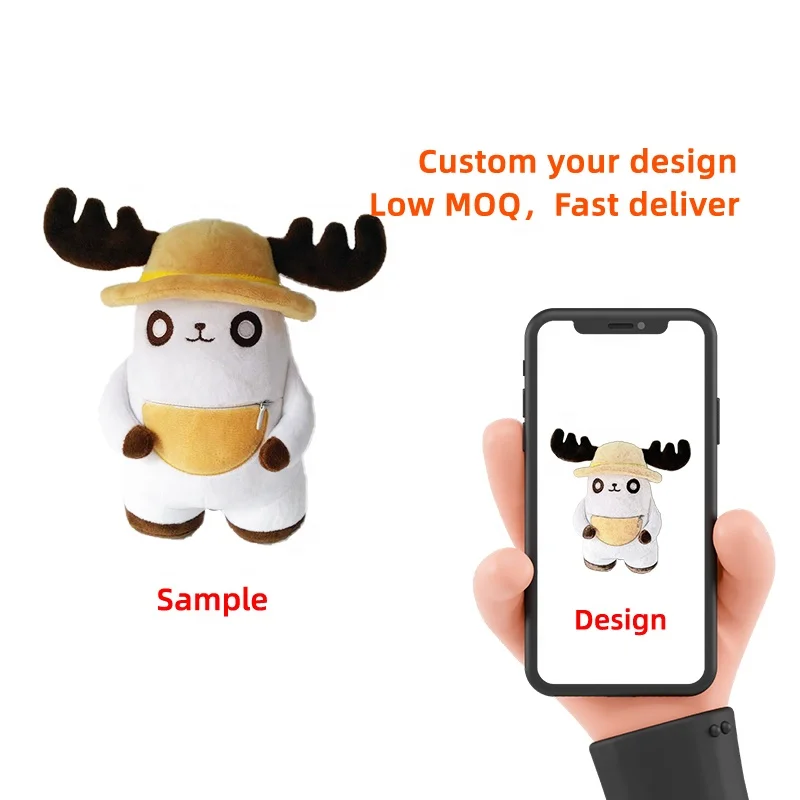 Top Quality Custom Plushie Soft Toy Made Stuffed Animal Customized Plush Deer Dolls