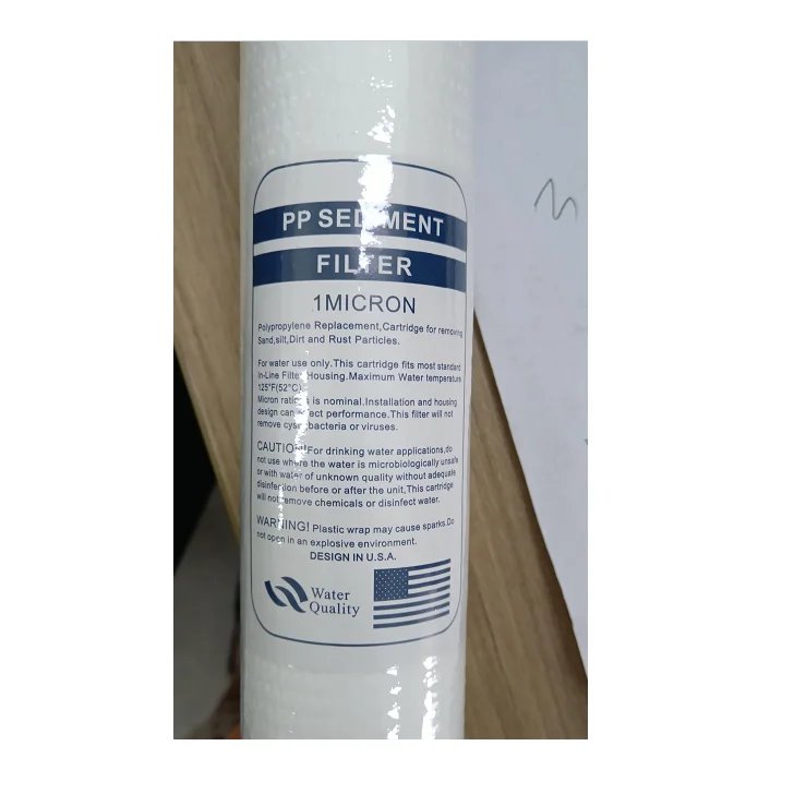 CE 20 Inch 1 Micron PP Sediment Filter Polypropylene Melt Blown Filters Cartridge