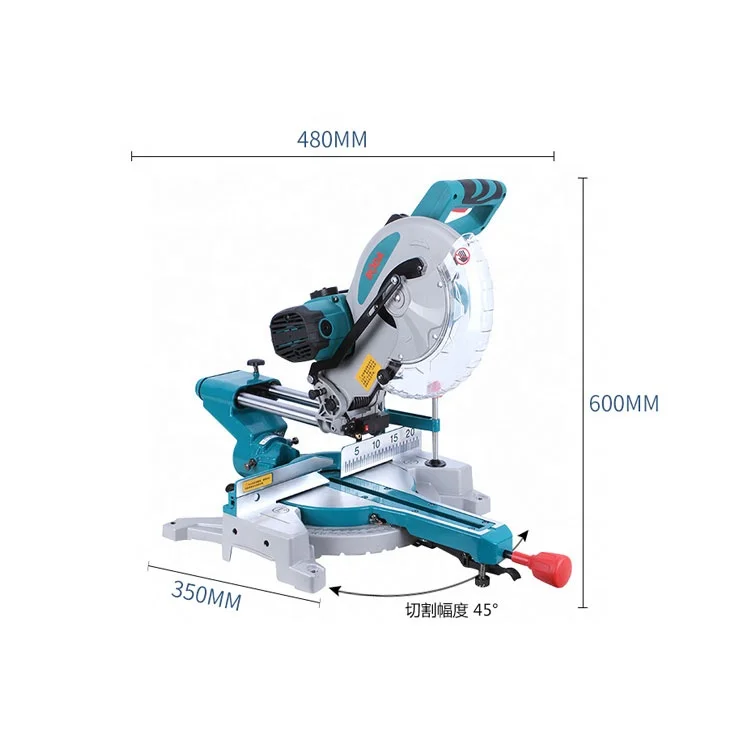 
Boda model M9-255 electric wood saw 255mm sliding compound double miter saw 