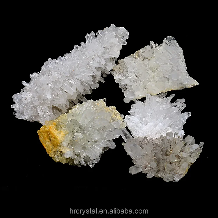 Healing Chrysanthemum Stone Clear Quartz Cluster Mineral Specimen Crystal Cluster For Sale