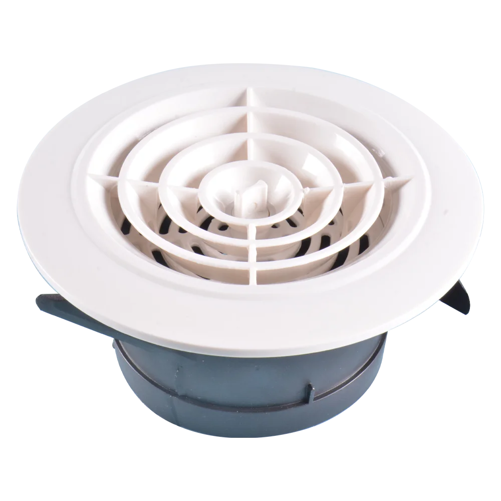 All Type White round Air Outlet Diffuser 75 110 Diameter for Ventilation HVAC Systems Part