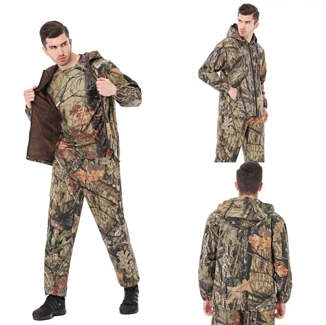 Snowfield Outdoor hunting camouflage clothing snow suit jacket winter coat white