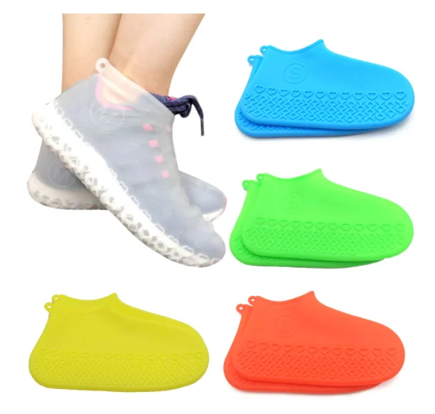Coolnice Custom Rubber Protectors Shoes Anti Slip Sneaker Cover Silicone Overshoes Rain Waterproof Boot Shoe Covers