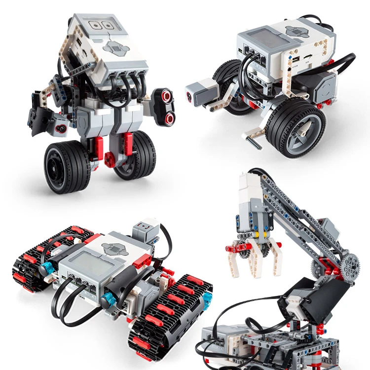 Programming Robot Compatible With EV3 Scratch3.0  45544 45560 Puzzle building block toys