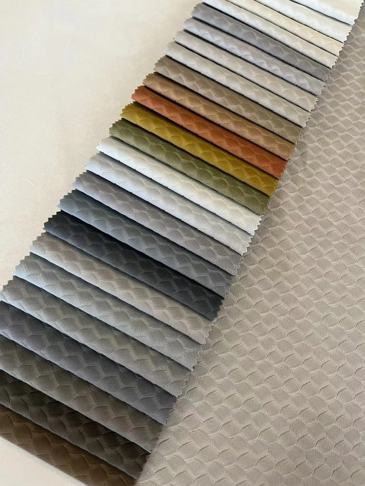 High Quality of Great Embossed Velvet Fabric for Sofa 100%polyester Sofa Materials