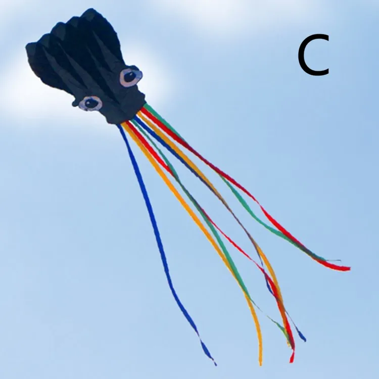 Folding beach octopus kite