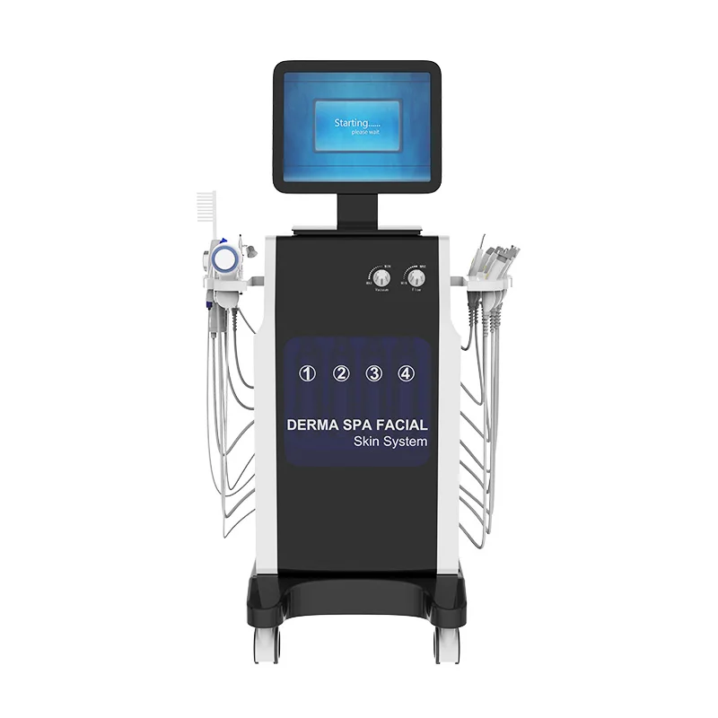 Professional Vertical Facial Oxgen Facial Whitening Machine Facial Machine With Warm Bubble Handle Product