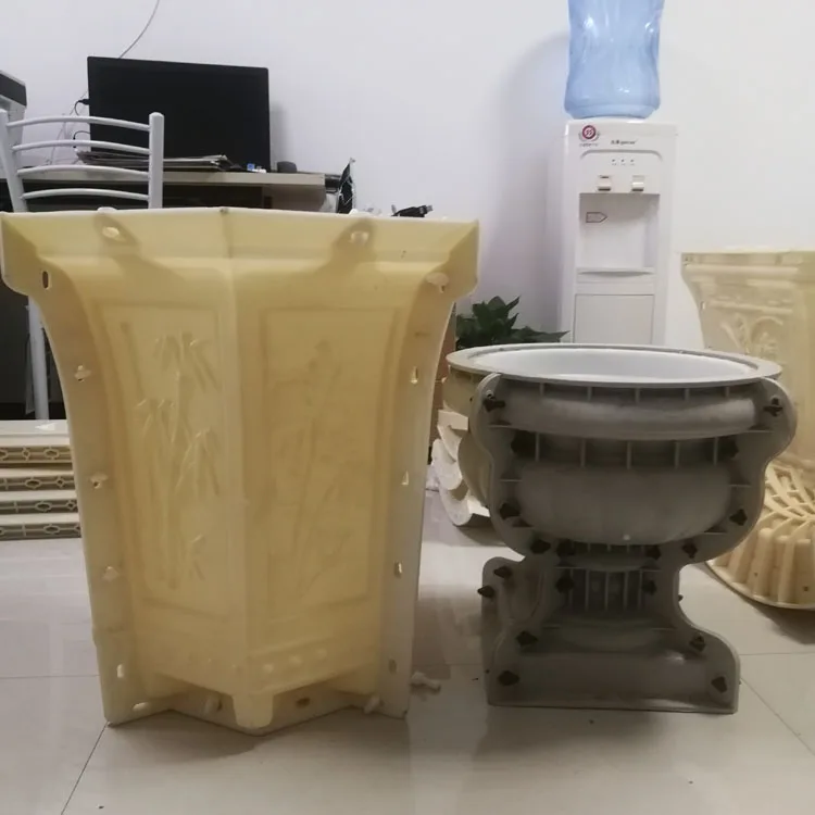 flower stand plastic concrte planter  pot  molds for outdoors on sale