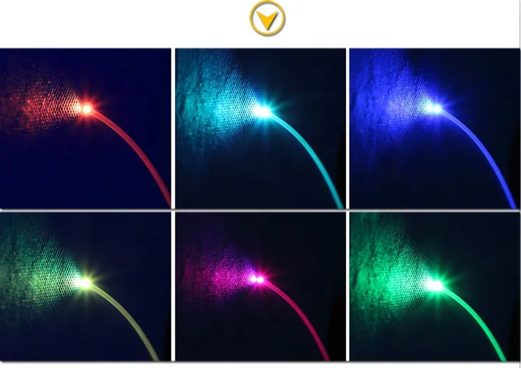 10mm solid led side glow perimeter fiber optic cable for swimming pool lights
