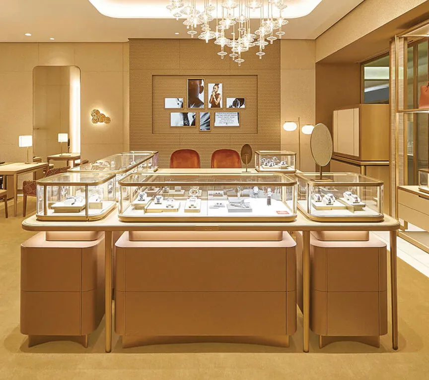 Luxury optical shop interior design and decoration optical shop display fixtures with optical store display furniture