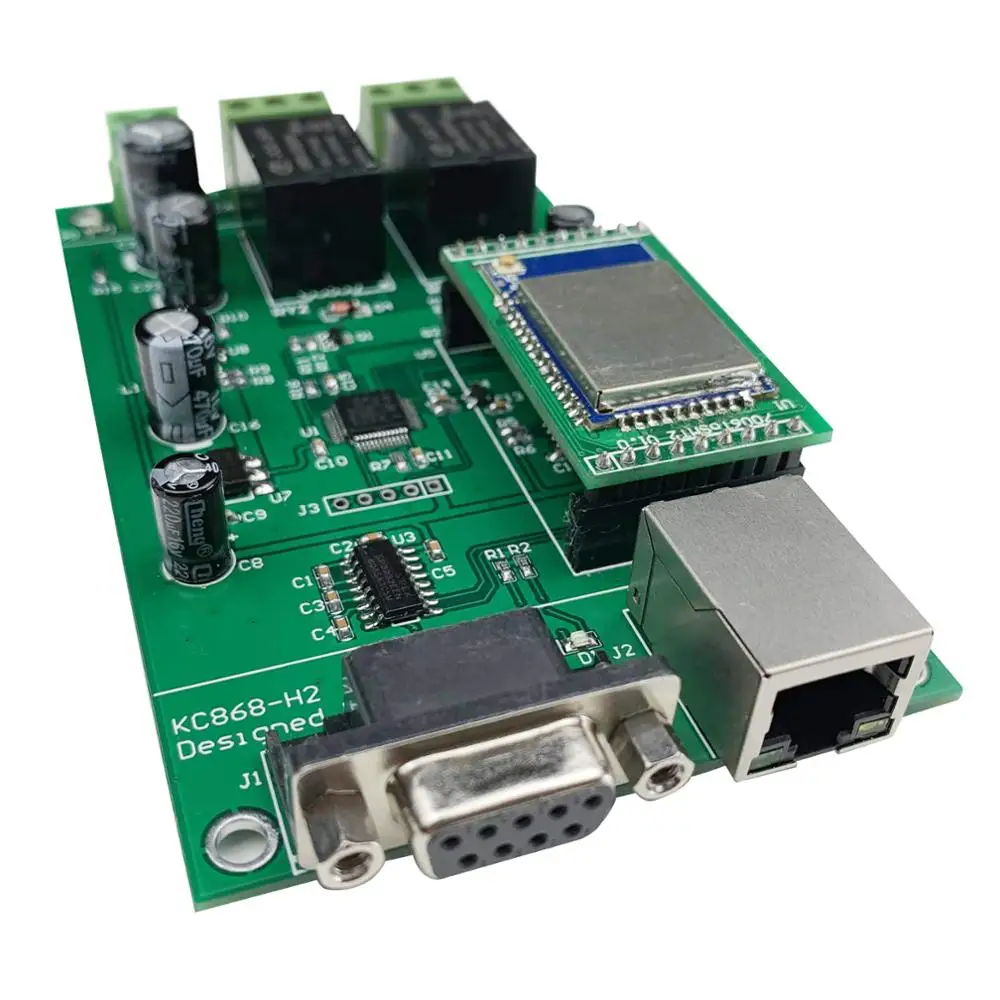 2 - канальная релейная панель, RS232, WIFI, TCP-IP, умная домашняя и электрическая панель