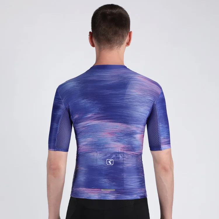 
China custom design breathable mens bike wear bicycle clothing cycle jersey with sublimation pattern 