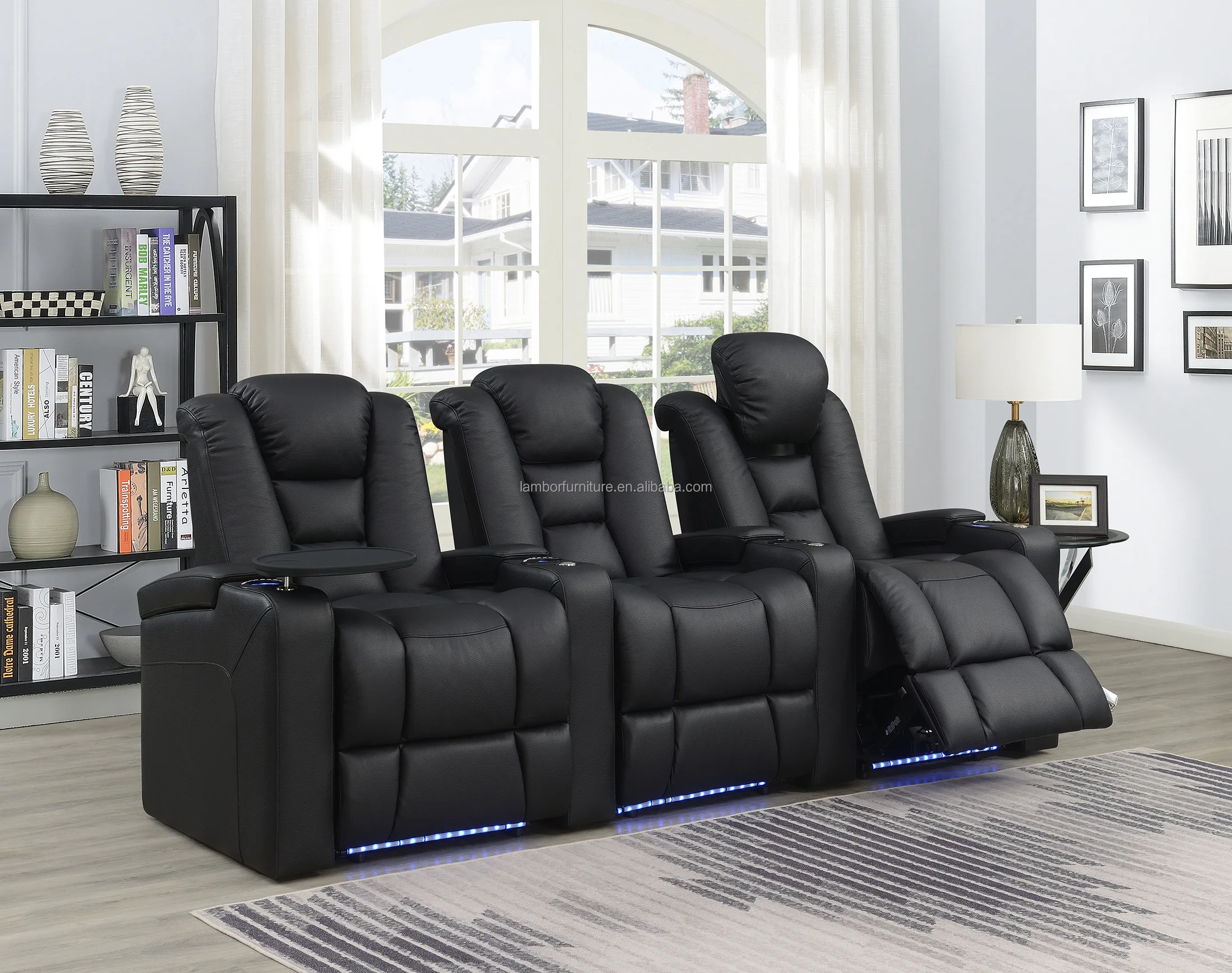home theater seating living room recliners set leather electric recliner sofa set furniture