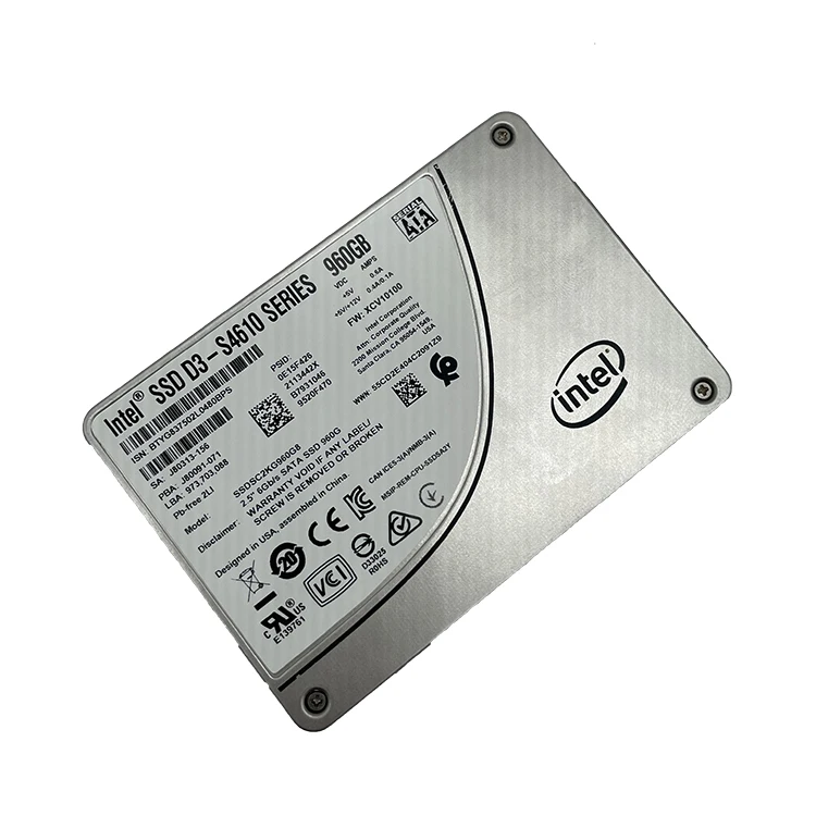 for Intel Solid state drive S4610 960G 2.5 new original enterprise SSD server