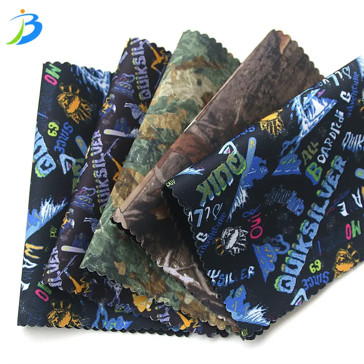 Recycled 2mm Digital Camo Sublimation Custom Printed Camouflage Koozie Fabric Neoprene Fabric