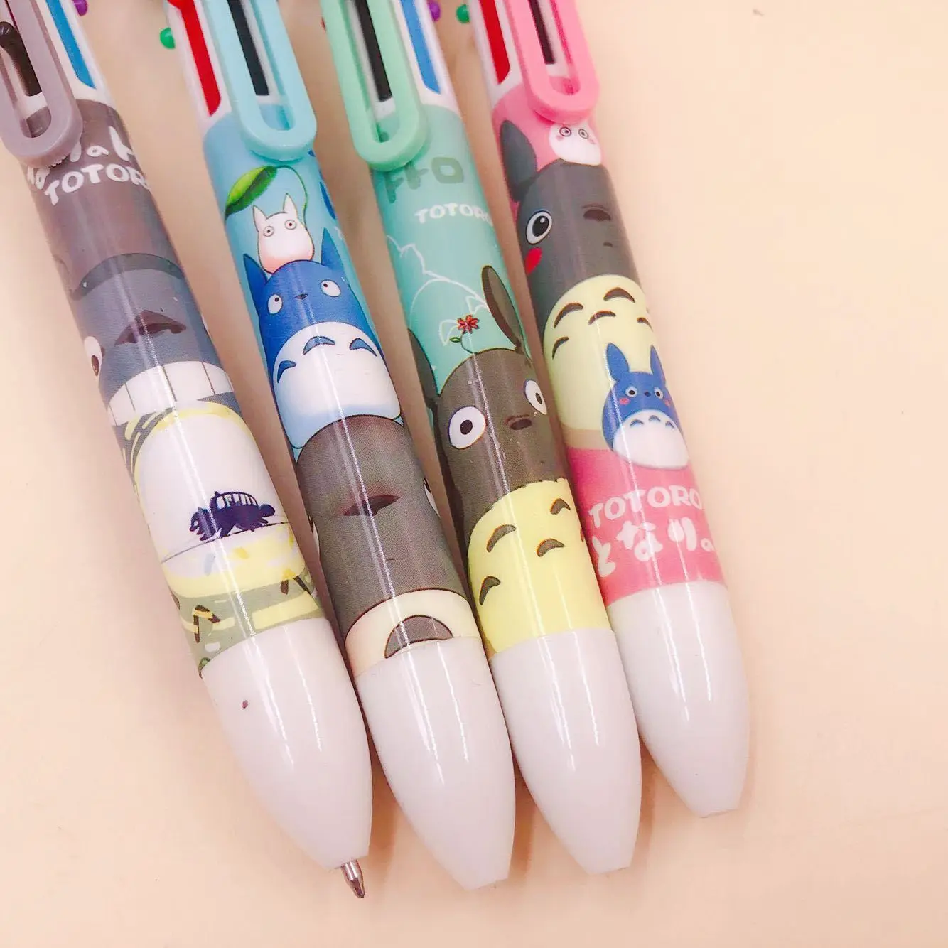 2023 Hot new school office supplies for japanese Creative ball pen stationery smoothly writing ballpoint pens with cats top