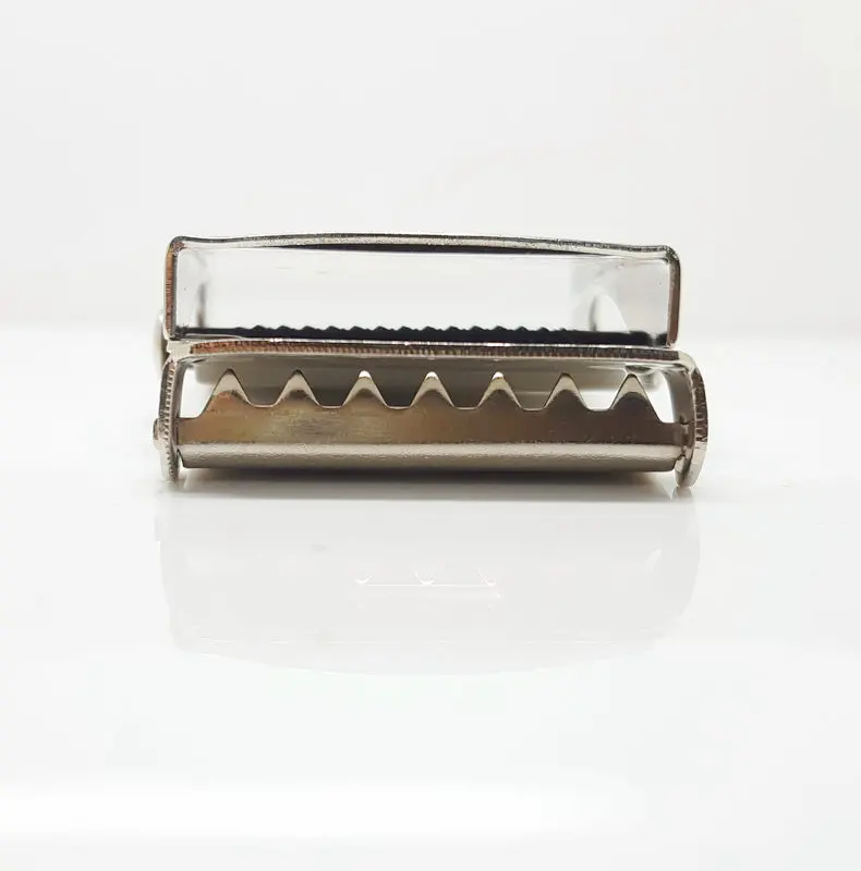 40 mm iron belt buckle custom logo nickel unisex cheap iron clamp slider iron buckles for canvas belts