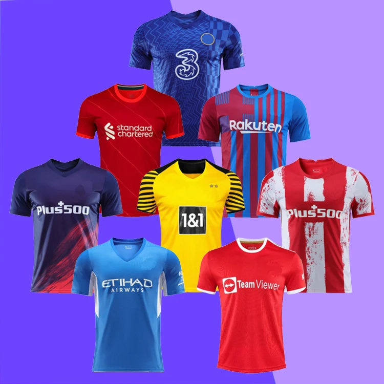 Индивидуальный Новый сезон 21/22, высший класс, таиландское качество, Футбольная майка по низкой цене