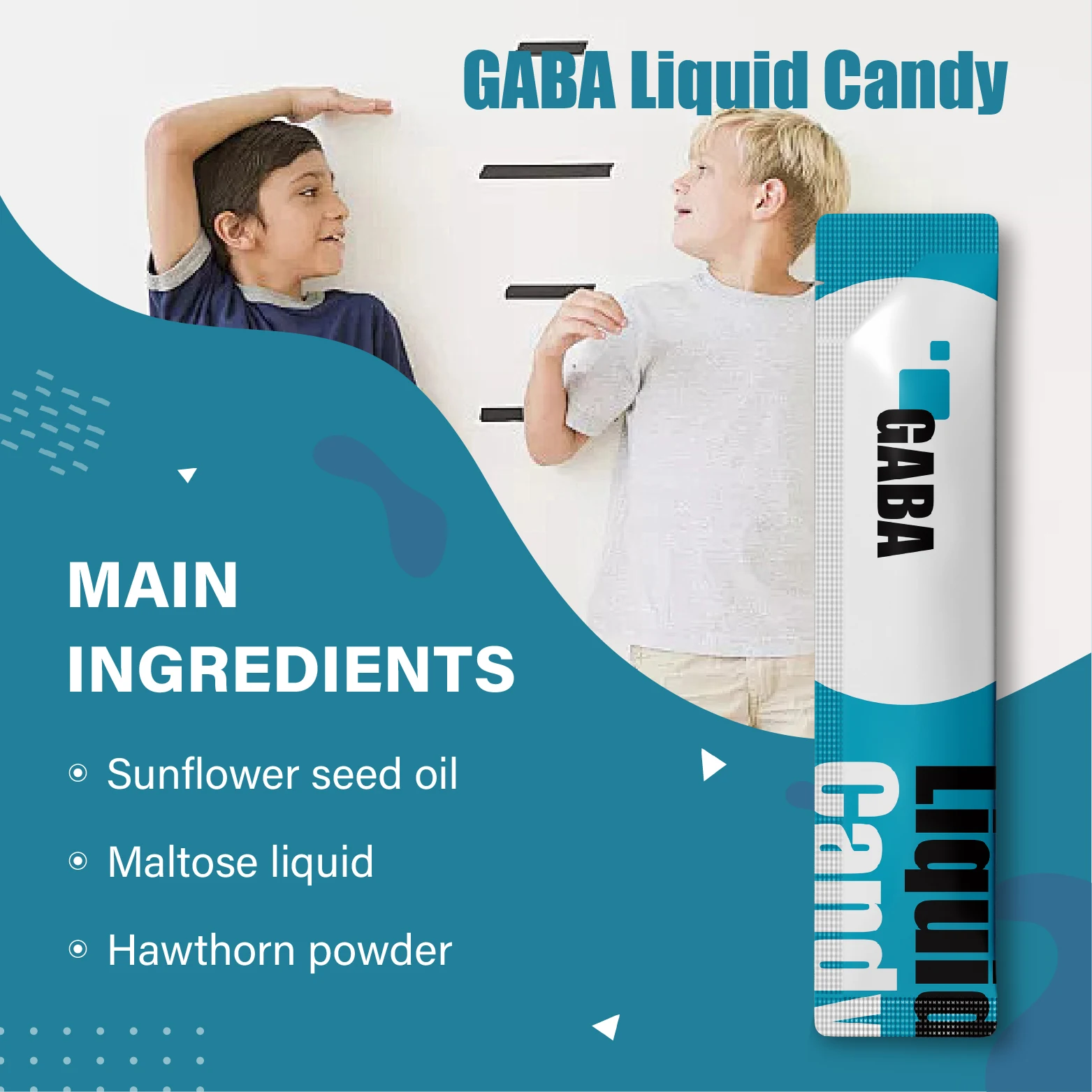 Высококачественные жидкие конфеты OEM GABA Детские гамма-аминомасляной кислоты для детей