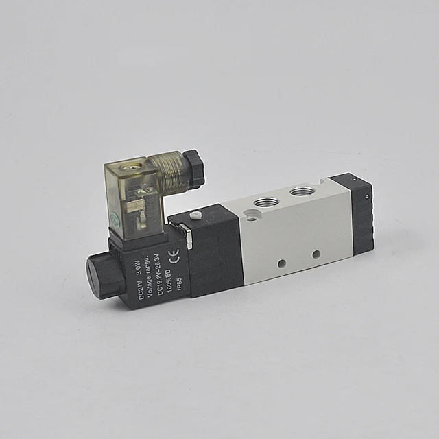 TS16949 factory high quality industrial 12 volt 24 volt 220V ac pneumatic solenoid valve