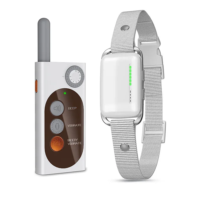 Factory Custom One To Two Dog Stop Bark Control Training Collar Remote Control Pet Stop Bark No Electric Shock Dog Collar