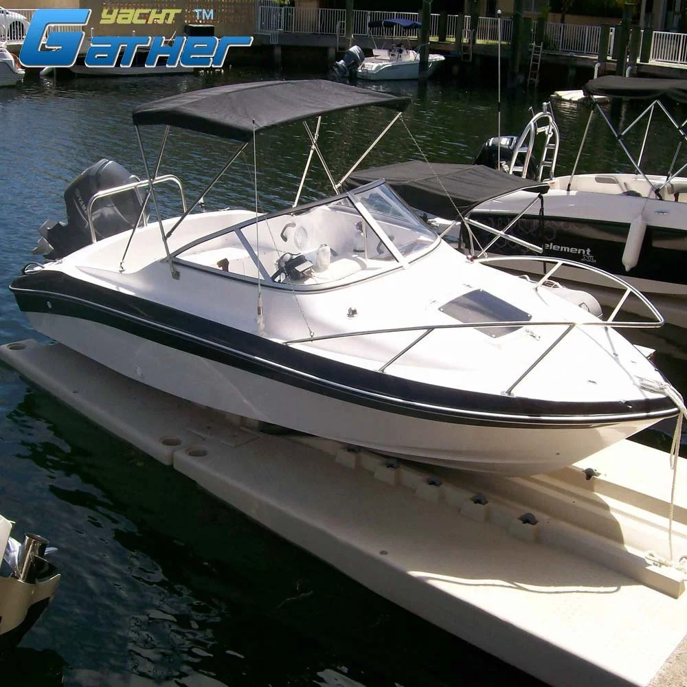 
CE certificate 18ft fiberglass cabin boat 