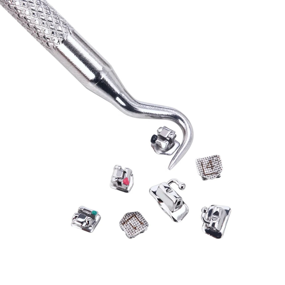 20PS Dental Material Orthodontic Bracket Braces with 8PS Dental Buccal Tubes