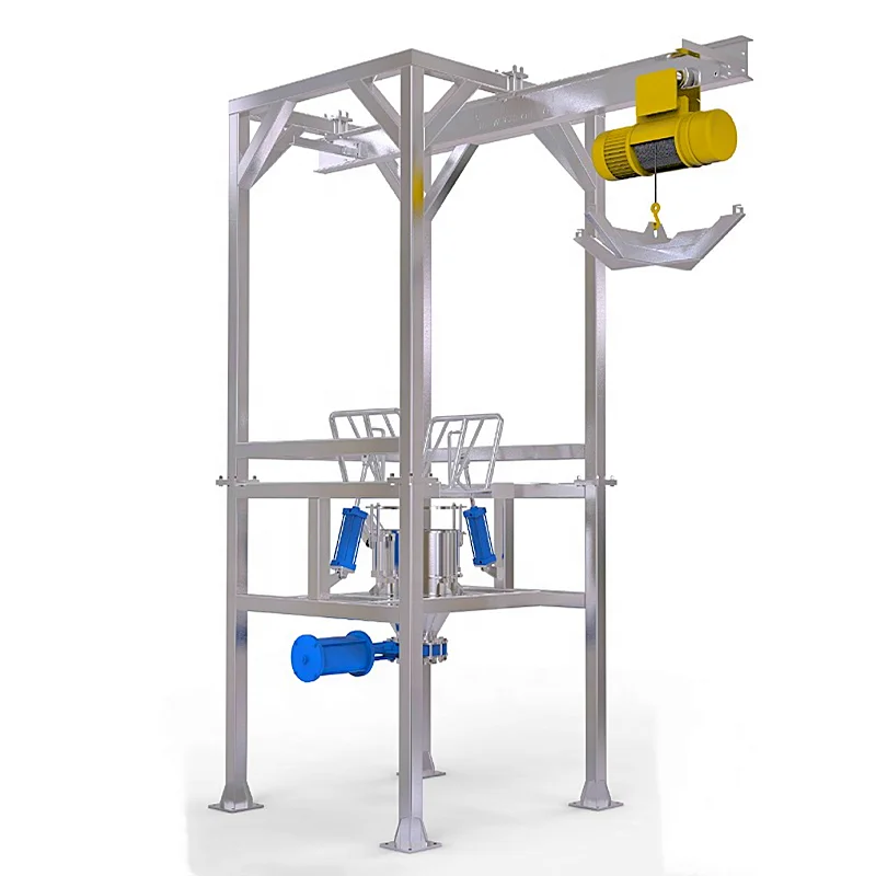Bulk jumbo FIBC big bag discharger