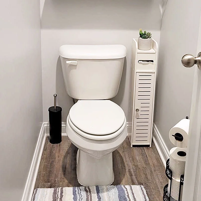 Waterproof Bathroom Toilet Corner Tissue Cabinet Storage Organizer