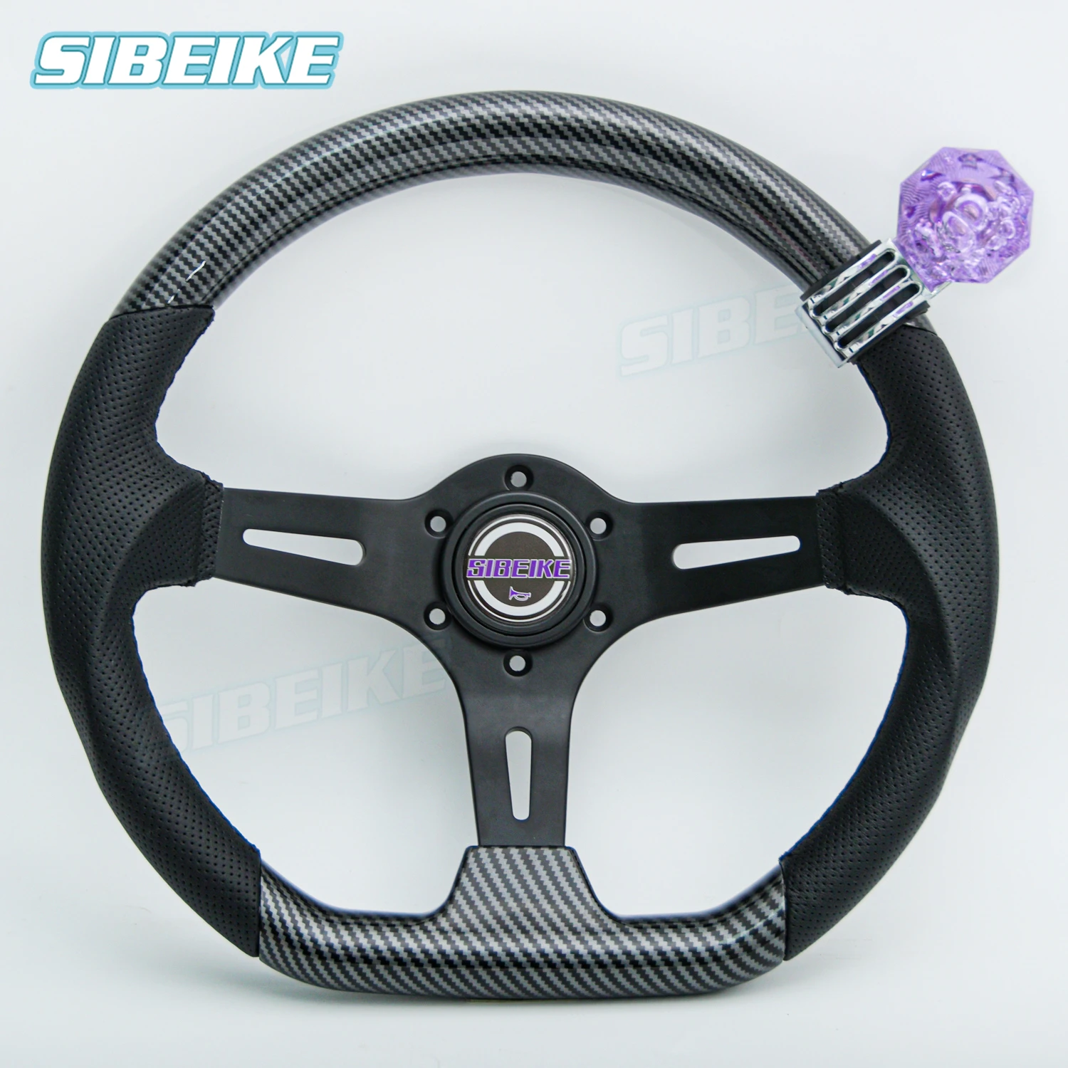 JDM Car Accessories Crystal Bubble Steering Wheel Spinner Knob Booster Ball for Universal