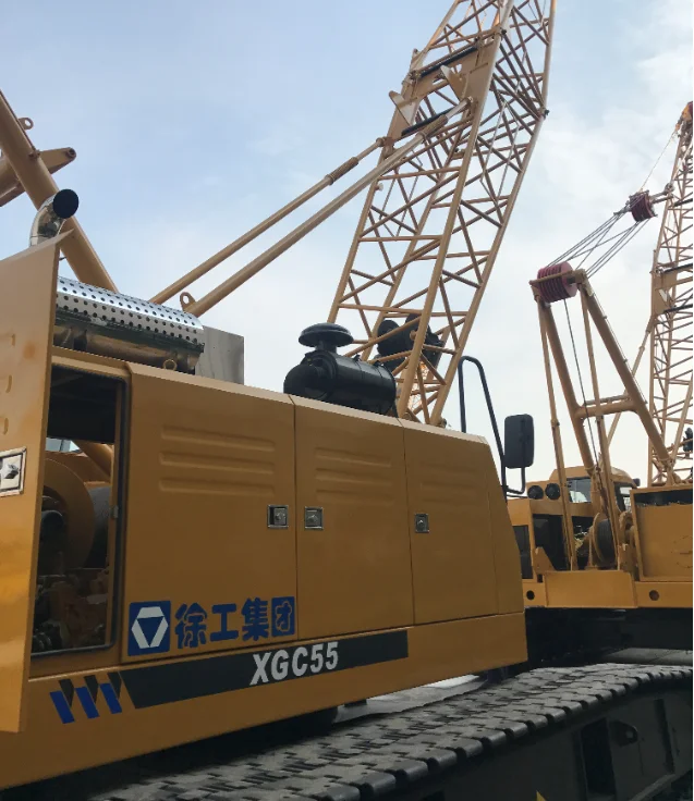 XCMG 50t Crane Crawler XGC55 Rc Crawler Crane Price Engine Kyrgyzstan Uzbekistan Indonesia Philippines Malaysia Pakistan Canada