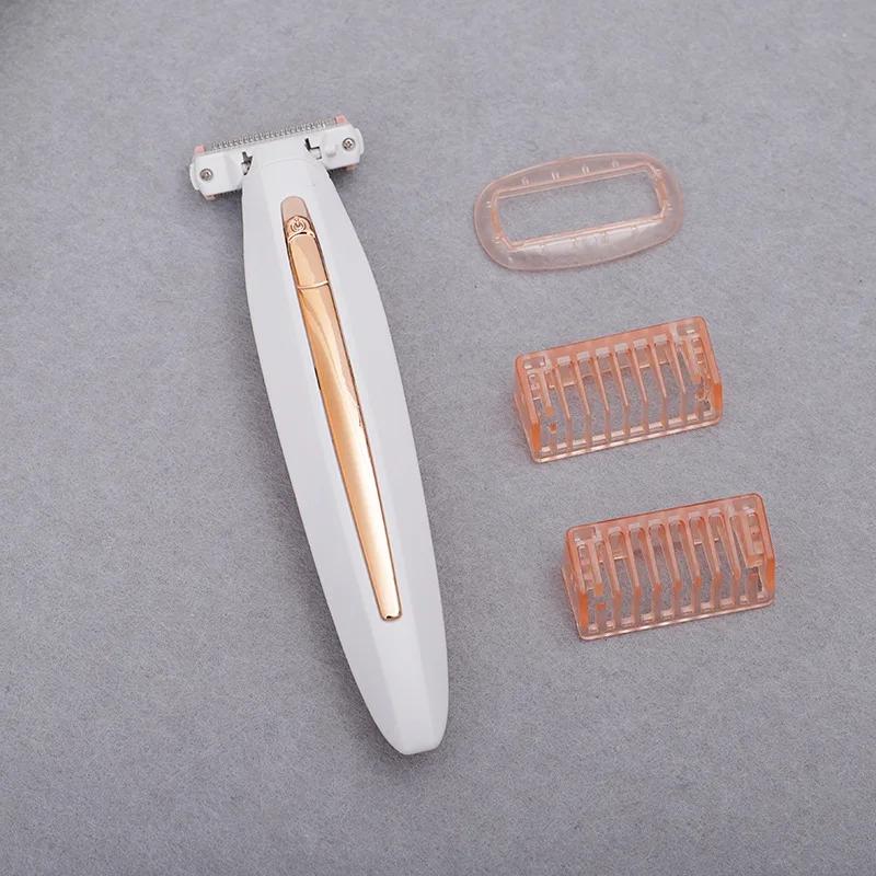 Wholesale Cheap Price Ladies Mini Shaver Epilator Electric Razor With Attachment Comb For Women
