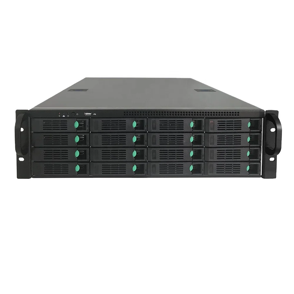 CCTV NVR 64 канала 3U 16HDDs сетевой видеорегистратор в наличии английская