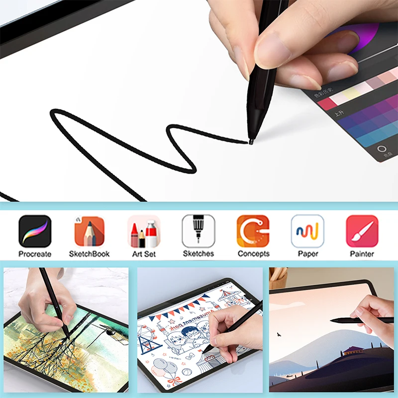 Tablet Pen For Microsoft Surface Pro8/7/6/5/4/3 Go Pro X Stylus Book Laptop4096Pressure Sensitivity Replaceable tip technology