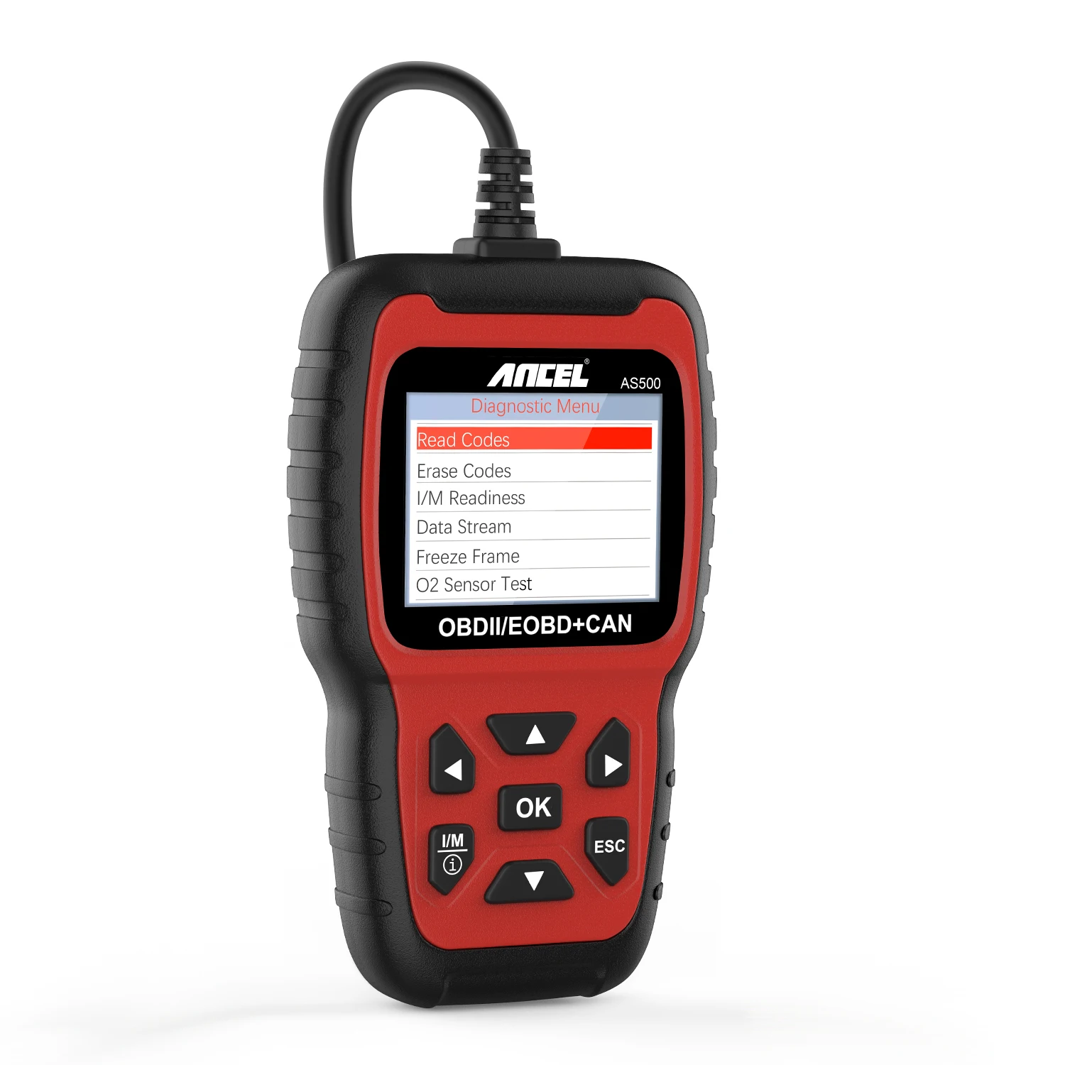 Автомобильный сканер ANCEL AS500 12 В считыватель кодов OBD2 считывание ошибок в двигателе полнофункциональные Автомобильные диагностические инструменты