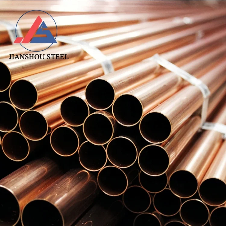 Factory Price Large diameter Copper Pipes ASTM B111 150mm Diameter Straight Copper Tube pipes for air conditioners