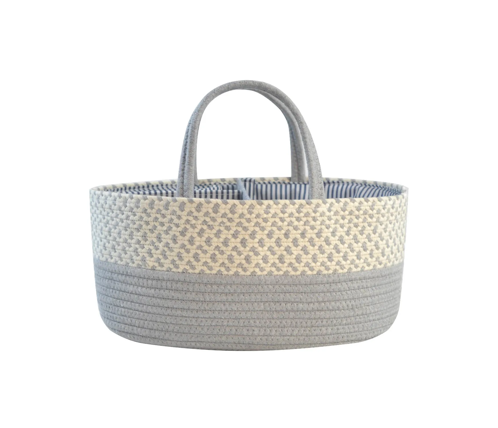 KUYUE Baby Rope Diaper Caddy - Nursery Storage Bin and Car Organizer Storage Boxes & Bins Foldable Opp Bag Clothing Organizer