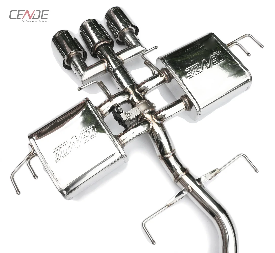 CENDE Hot Catback Exhaust Downpipe System For HONDA CIVIC Exhaust
